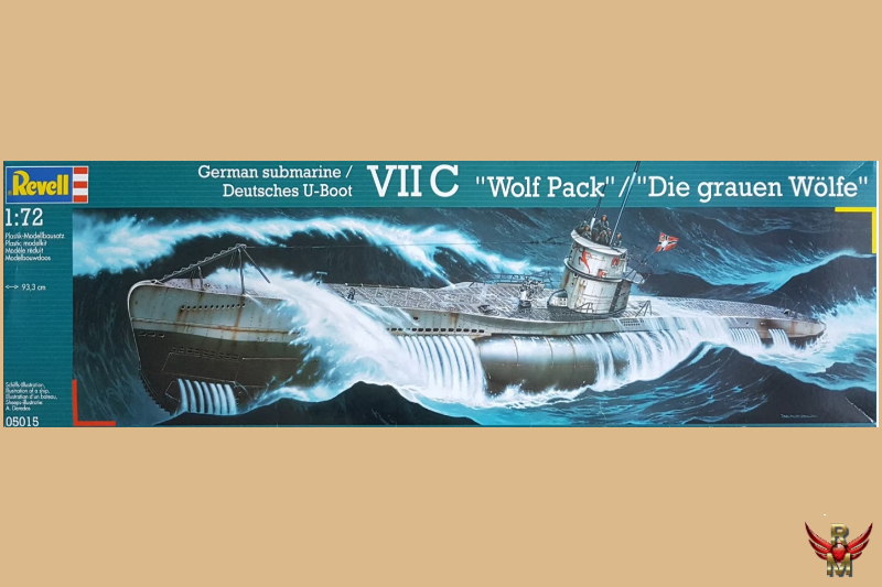 Sterkte Weekendtas Spit Revell 1/72 German submarine VII C Wolf Pack / Die Grauen Wölfe - Rowasp  Modelbouw