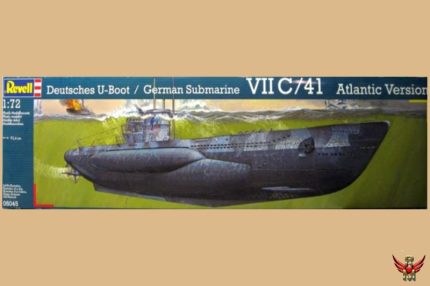 Revell 1/72 German Submarine VII C/41 Atlantic Version