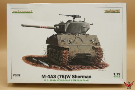Eduard 1/72 US M4A3 76W Sherman ProfiPack
