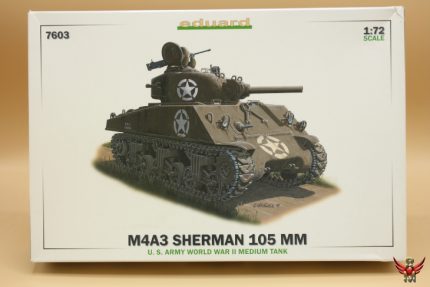 Eduard 1/72 US M4A3 Sherman 105 mm