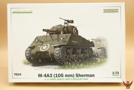 Eduard 1/72 US M4A3 105mm Sherman ProfiPack