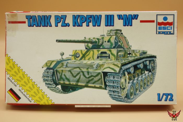 ESCI ERTL 1/72 German Tank Pz Kpfw III M New Series