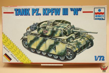 ESCI ERTL 1/72 German Tank Pz Kpfw III N New Series