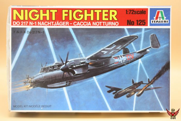 Italeri 1/72 German Night Fighter Do 217 N-1 Nachtjäger Caccia Notturno