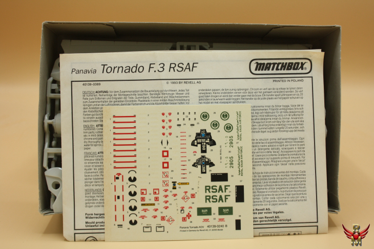 Matchbox 1/72 Panavia Tornado F3 RSAF