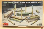 MiniArt 1/35 75mm PaK40 Ammo Boxes with Shells set 1