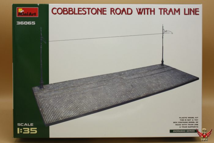 MiniArt 1/35 Cobblestone Road with Tram Line