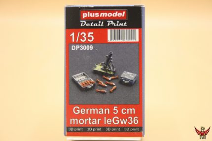 Plus Model 1/35 German 5cm Mortar LeGw36