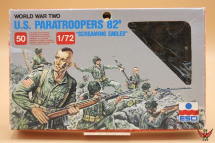ESCI 1/72 World War Two U.S. Paratroopers 82a Screaming Eagles