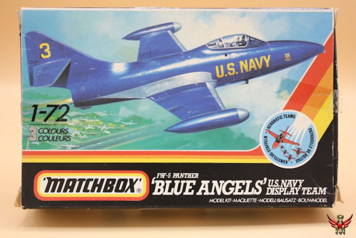 Matchbox 1/72 F9F-5 Panther Blue Angels US Navy Display Team