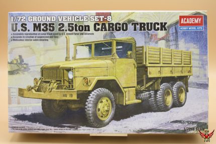Academy 1/72 US M35 2.5ton Cargo Truck Ground Vehicle Set 8