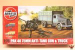 Airfix 1/76 PaK 40 75mm Anti Tank Gun and Truck