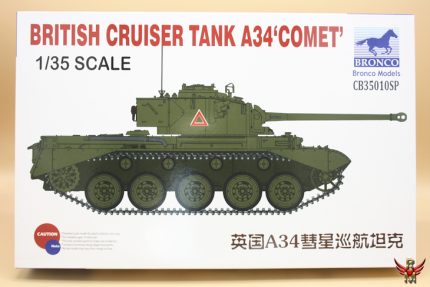 Bronco Models 1/35 British Cruiser Tank A34 Comet