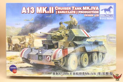 Bronco Models 1/35 A13 Mk II Cruiser Tank Mk IVA (Early/Late) Production