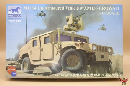 Bronco Models 1/35 M1114 Up-Armoured Vehicle with XM153 CROWS II