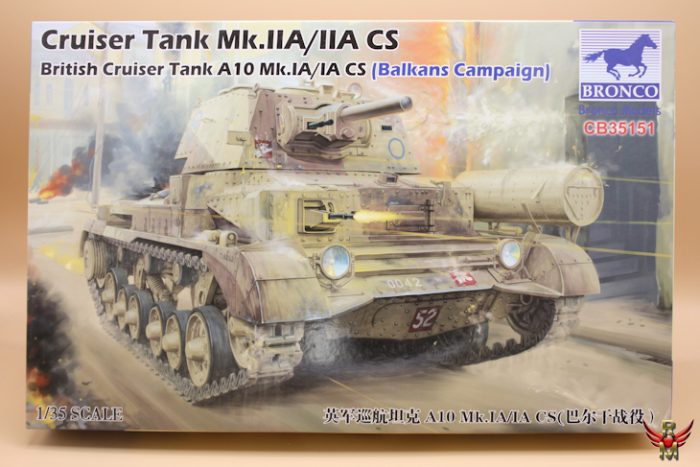 Bronco Models 1/35 British Cruiser Tank A10 Mk IA/IA CS