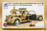Bronco Models 1/35 DAK Topolino German/Italian Light Staff Car w/Crew IFS Infantry Cart