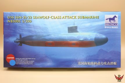 Bronco Models 1/350 USN Seawolf Class Attack Submarine SSN 21/22