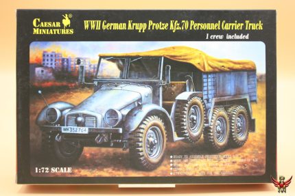 Caesar Miniatures 1/72 WWII German Krupp Protze Kfz 70 Personnel Carrier Truck