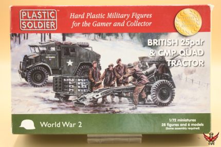 Plastic Soldier 1/72 British 25Pdr and CMP Quad Tractor