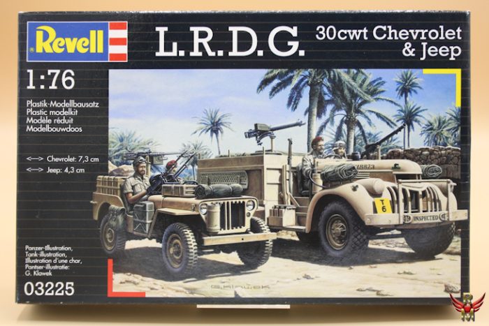 Revell 1/76 LRDG 30cwt Chevrolet and Jeep