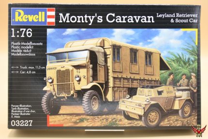 Revell 1/76 Monty's Caravan Leyland Retriever and Daimler Scout Car