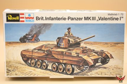 Revell Esci 1/72 British Infanterie Panzer Mark III Valentine I