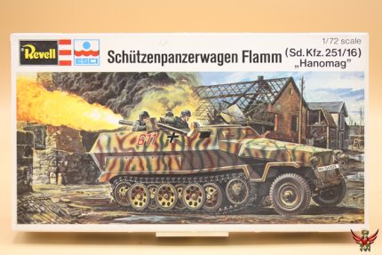 Revell ESCI 1/72 Schützenpanzerwagen Flamm Sd Kfz 251/16 Hanomag