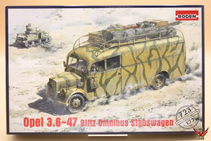 Roden 1/72 Opel 3 6-47 Blitz Omnibus Stabswagen