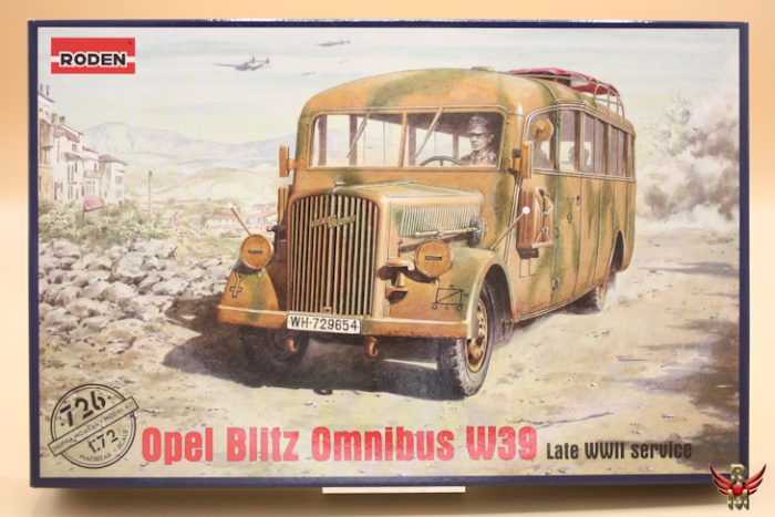 Roden 1/72 Opel Blitz Omnibus W39 late WWII service