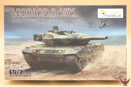 VESPID Models 1/72 Leopard 2 A7V German Main Battle Tank