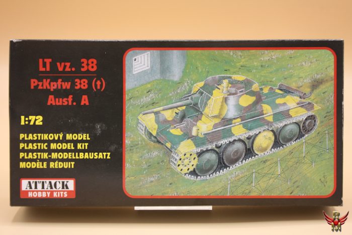 Attack Hobby Kits 1/72 LT vz 38 Pz Kpfw 38 t Ausf A