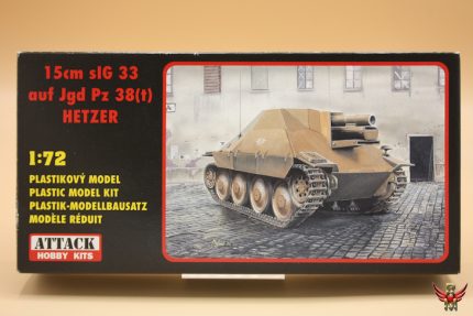 Attack Hobby Kits 1/72 15cm sIG 33 auf Jgd Pz 38 t Hetzer