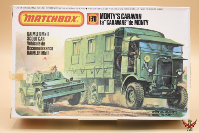 Matchbox 1/76 Monty's Caravan and Daimler MkII Scout Car