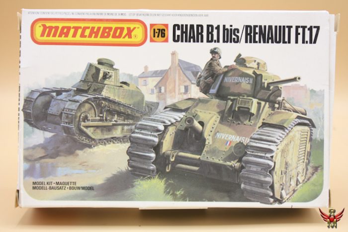 Matchbox 1/76 Char B1 bis Renault FT17