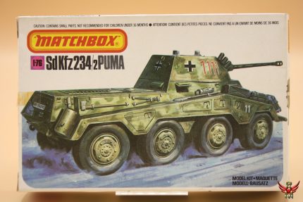Matchbox 1/76 Sd Kfz 234/2 Puma