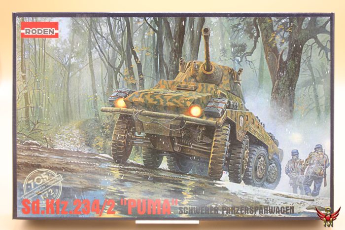 Roden 1/72 Sd Kfz 234/2 Puma Schwerer Panzerspähwagen