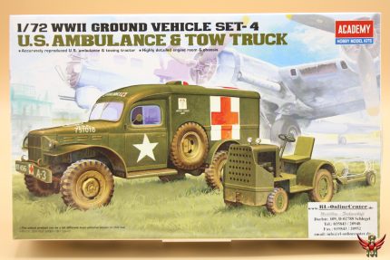 Academy 1/72 US Ambulance and Towing Tractor