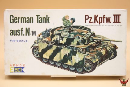 Armor ESCI 1/72 German Tank Pz Kpfw III Ausf N/M