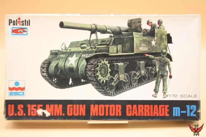 ESCI 1/72 US 155mm Gun Motor Carriage M12