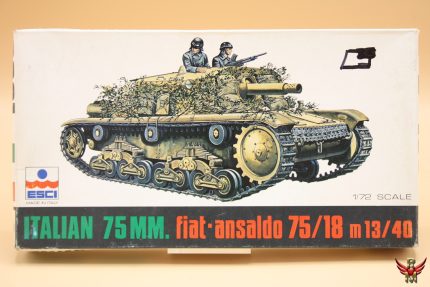 ESCI 1/72 Italian 75mm Fiat-Ansaldo 75/18