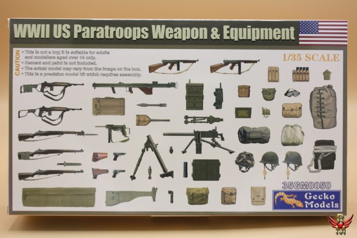 Gecko Models 1/35 WWII US Paratroops Weapon and Equipment