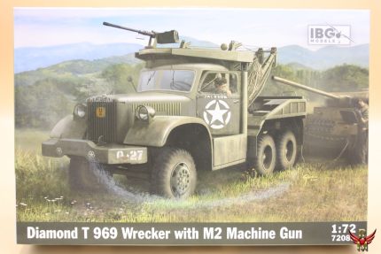 IBG Models 1/72 Diamond T 969 Wrecker with M2 Machine Gun