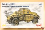 ICM 1/72 Sd Kfz 222 Light Armoured Vehicle