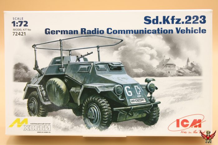 ICM 1/72 Sd Kfz 223 German Radio Communication Vehicle