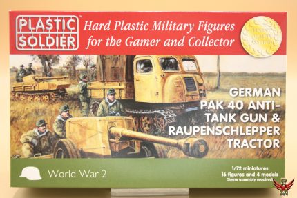 Plastic Soldier 1/72 German PaK 40 Anti-Tank Gun and Raupenschlepper Tractor
