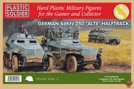 Plastic Soldier 1/72 German Sd Kfz 250 Alte Halftrack