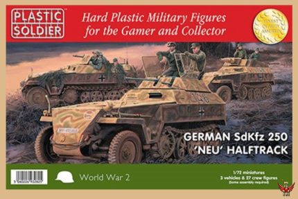 Plastic Soldier 1/72 German Sd Kfz 250 Neu Halftrack