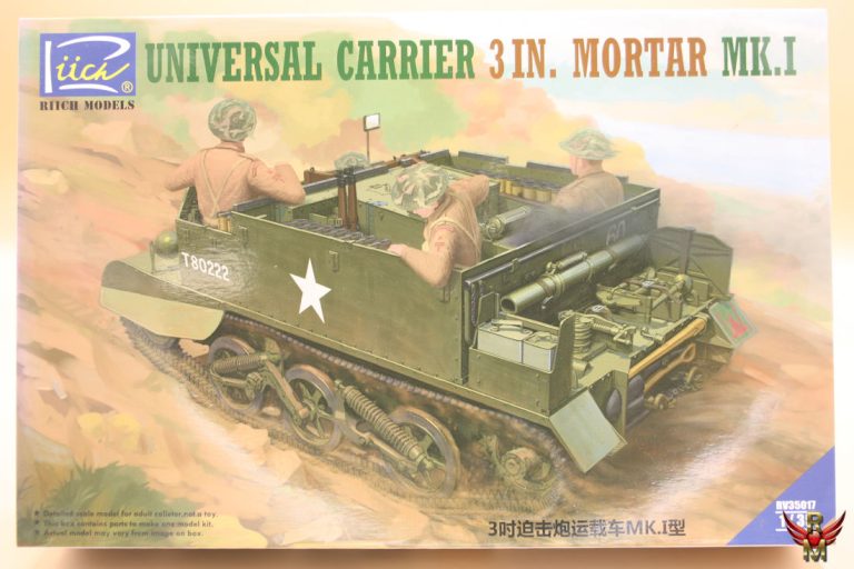 Riich Models 1/35 Universal Carrier 3 inch mortar Mk I