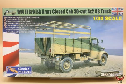 Gecko Models 1/35 WWII British Army Closed Cab 30cwt 4x2 GS Truck